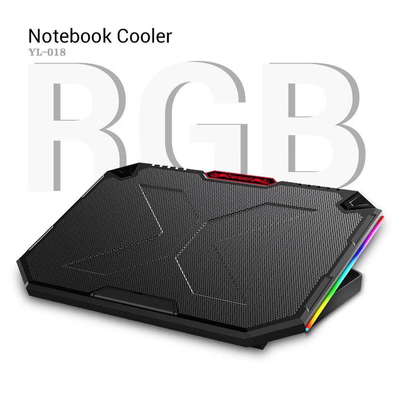 Ollymurs RGB 5-Fan Laptop Cooling Pad