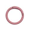 33mm Colorful Coil Spring Snap Buckle Luggage Bag Doll Keychain Ring Ornament