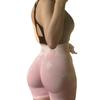 Women's High-Waisted Tie-Dye Yoga Shorts: Quick-Drying, Elastic, Hip-Lifting, Fitness Running Tights