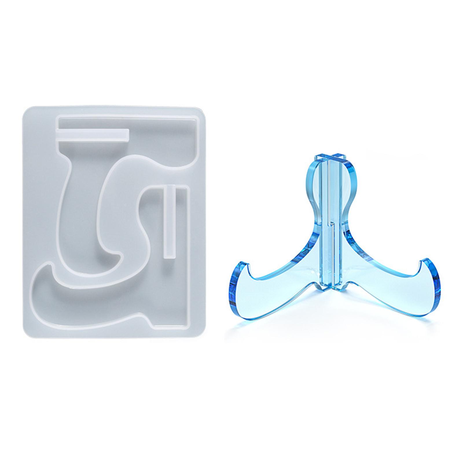 

Silicone Phone Rack Mold Jewelry Accessory Hand-Making Tool Photo Frame Rack Molds Phone Holder Mould for Office Bedside 1