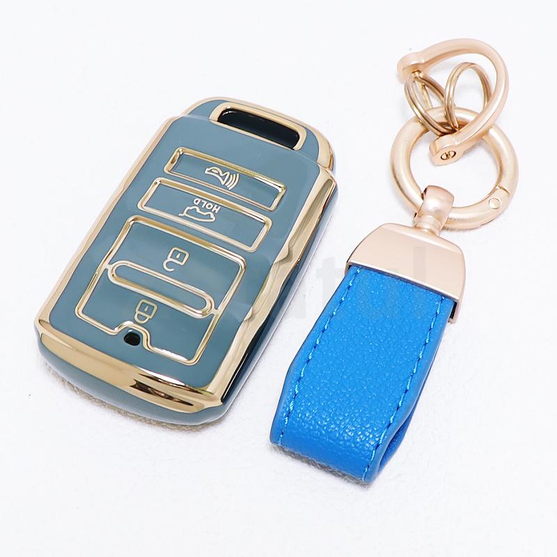 4 Buttons Tpu Shell Fob Holder For Kia Cadenza Sorento K3 K5 K7 K900 Quoris Car Key Case Cover Keyless Protector Accessories