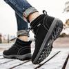 Putu Snow Climbing Cold Weather Outdoor Hiking Size Black High-Top Waterproof, Non-Slip, Fleece-Lined Boots, Unisex, Boots, Abrasion-Resistant,