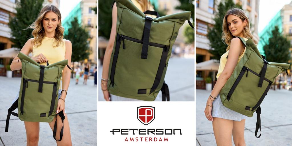 PTN RIO-9107 GREEN city backpack