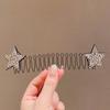 1pcs Star Invisible Shattered Hair Comb, A Magical Tool For Fixing Bangs And Sideburns, Versatile And Non Damaging Hair Accessories Hair Clips