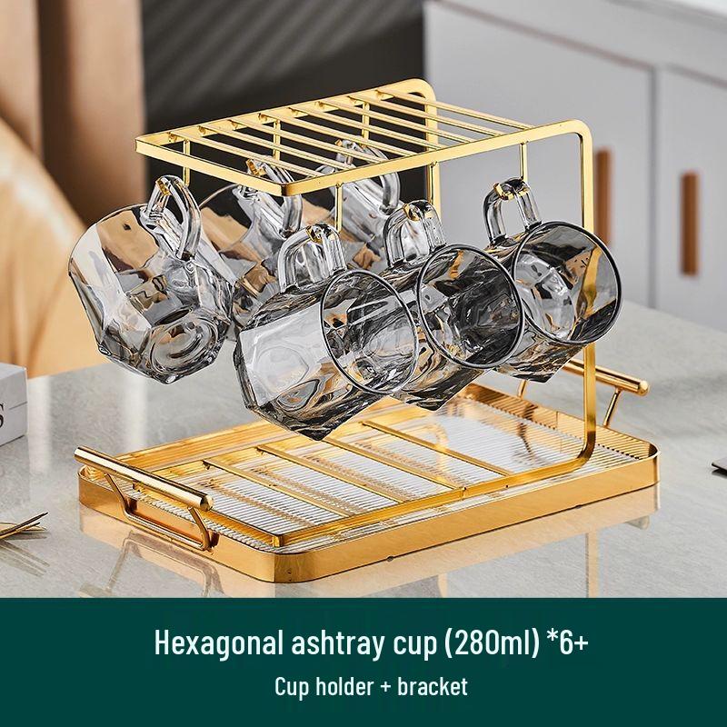 Высококачественный жаропрочный стеклянный набор: чашка для чая и кувшин Jiakangming