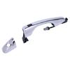 Automotive 2016-2024 Exterior Pull Handle Assembly, Silver-Tone Finish with Mounting Structure and Electrical Lead