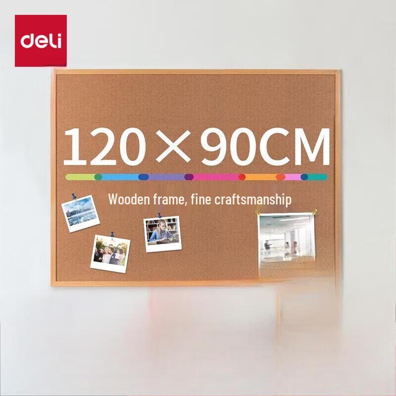 Deli 8765 Cork Message Board & Photo Display