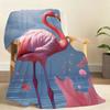 Flamingo Cool Blanket Soft Throw Blanket for Home Bedroom Bed Sofa Picnic Travel Office Rest Cover Blanket Gift