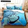 3D Anime Chained Soldier Bedding Set Single Twin Full Queen King Size Bed Set Adult Boys Bedroom Duvet Cover Sets Home Textiles