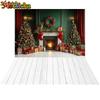 Mocsicka Christmas Photography Background Home Decoration Family Photo Backdrop Room Xmas Tree Fireplace Pattern Shooting Banner