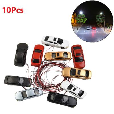 Peças e Acessórios 10 peças Carro Modelo 12V/20mA Cor Aleatória