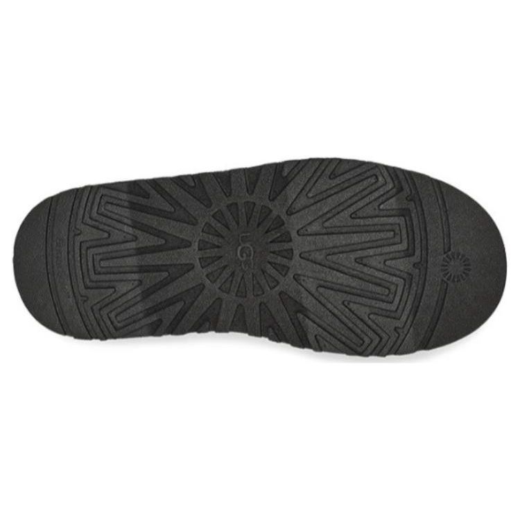 UGG Tazz Maxi Kapcie Tasman Czarne (Kobiety) Damskie sneakersy 1140430-BLK