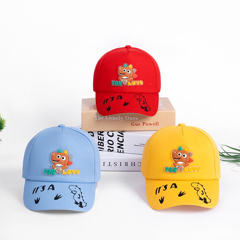 2026 New Kids' Duckbill Hat - Large Logo, Cartoon Design, Sun Protection, Fashionable Baseball Cap for Outings