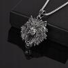 Wolf Necklace Pendant Viking Nordic 252