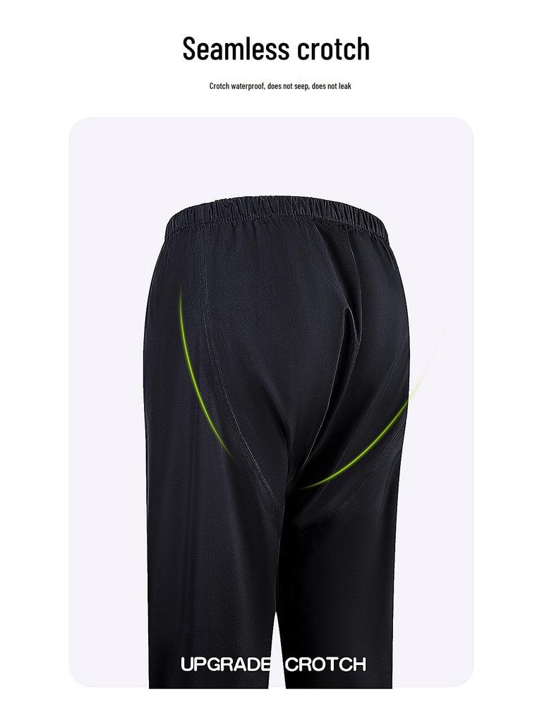 Qi An Ga Mian Adult Reflective Waterproof Cycling Raincoat and Pants Set