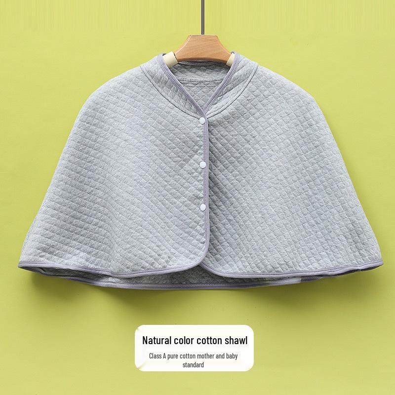 

Four Seasons Postpartum Cotton Shawl for Breastfeeding - Air-Conditioned Room Shoulder Warmer