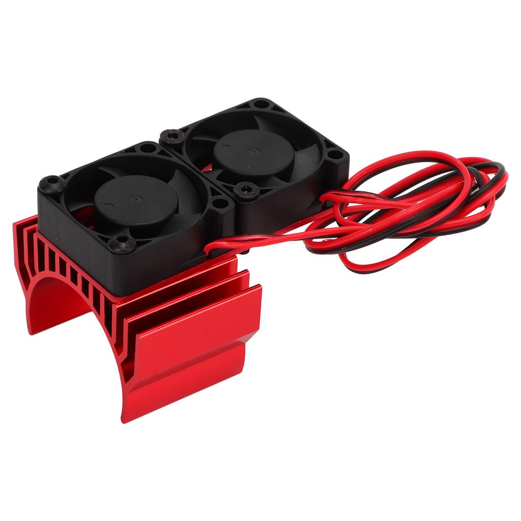 S3670 2850KV Waterproof Brushless Motor 120A Brushless ESC XT60 Plug Dual Fan Motor Radiator Set for 1/8 RC Car Series