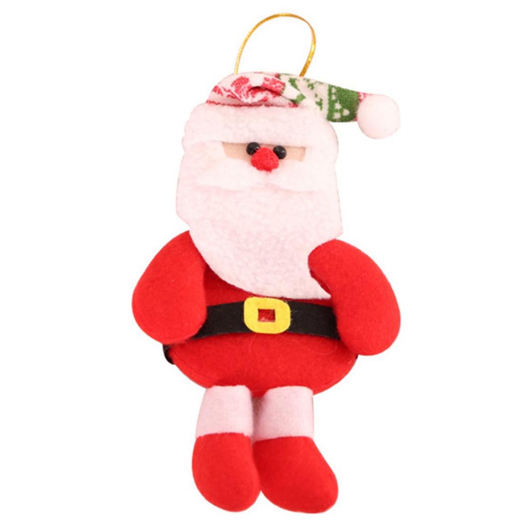 Bear Hanging Cute Soft Decorative Toy Doll Christmas Pendant Ornaments Christmas Tree Decoration