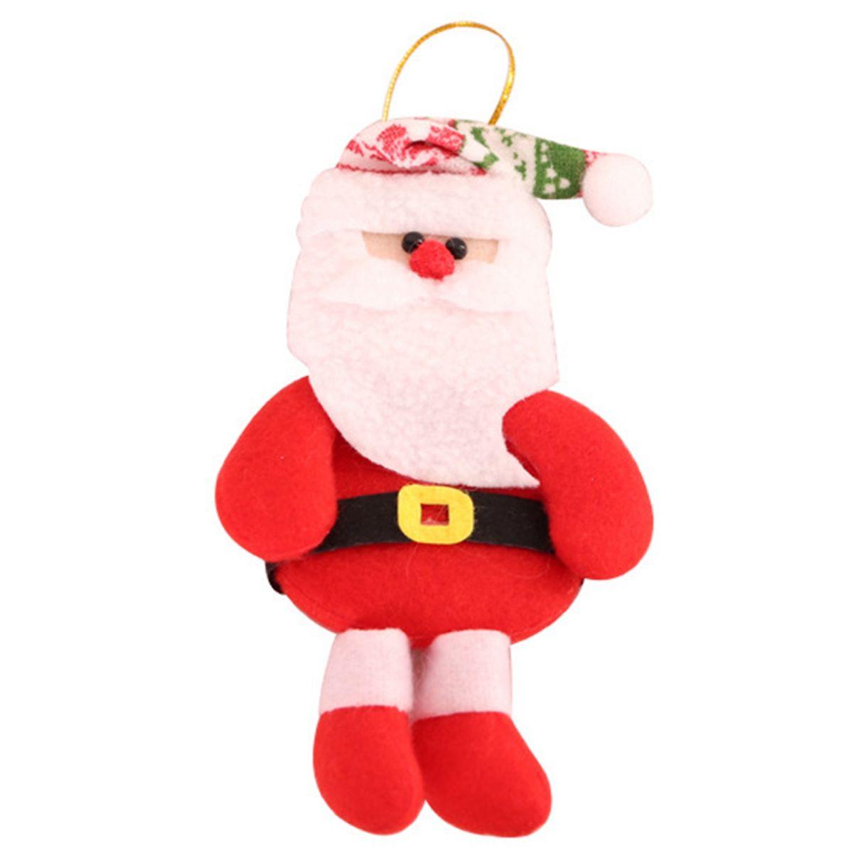 

Decor Soft Cute Decorative Hanging Ornaments Toy Doll Christmas Pendant Christmas Tree Decoration Santa Claus