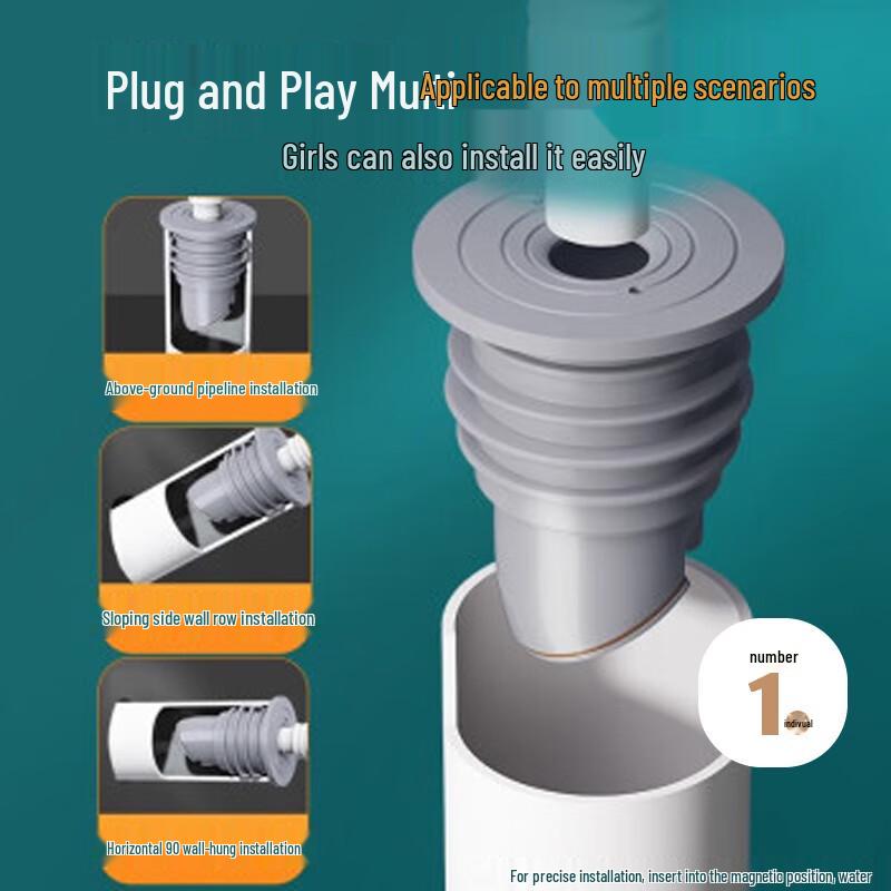 Silicone Drain Pipe Anti-Odor Seal Plug