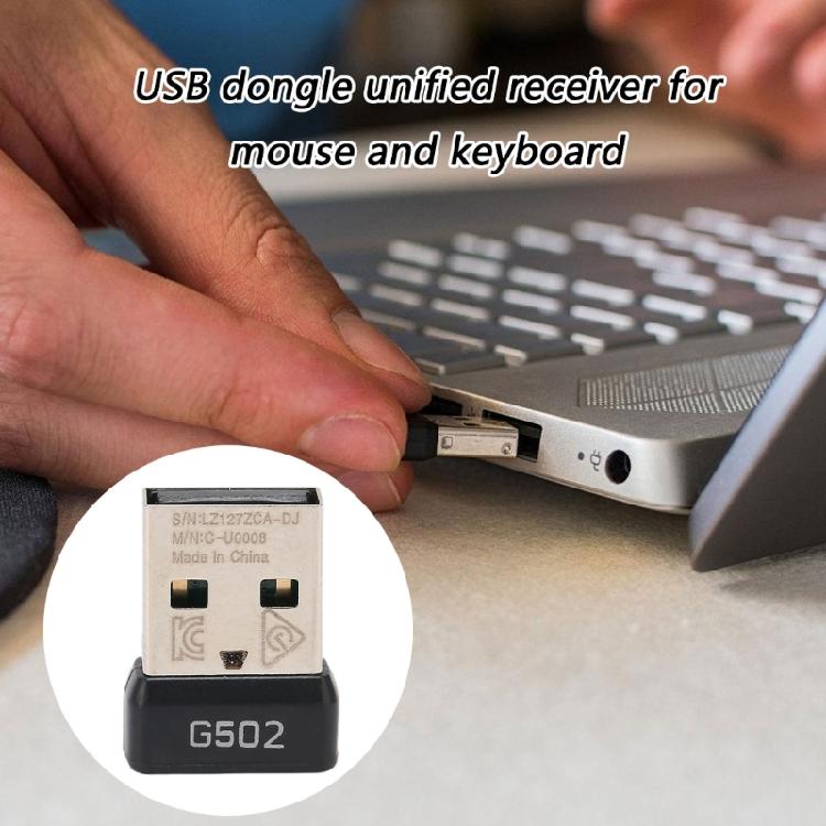 Professional USB Mouse Receiver Adapter For G502 Mouse With AntiInterference Technology And Ergonomic Portability