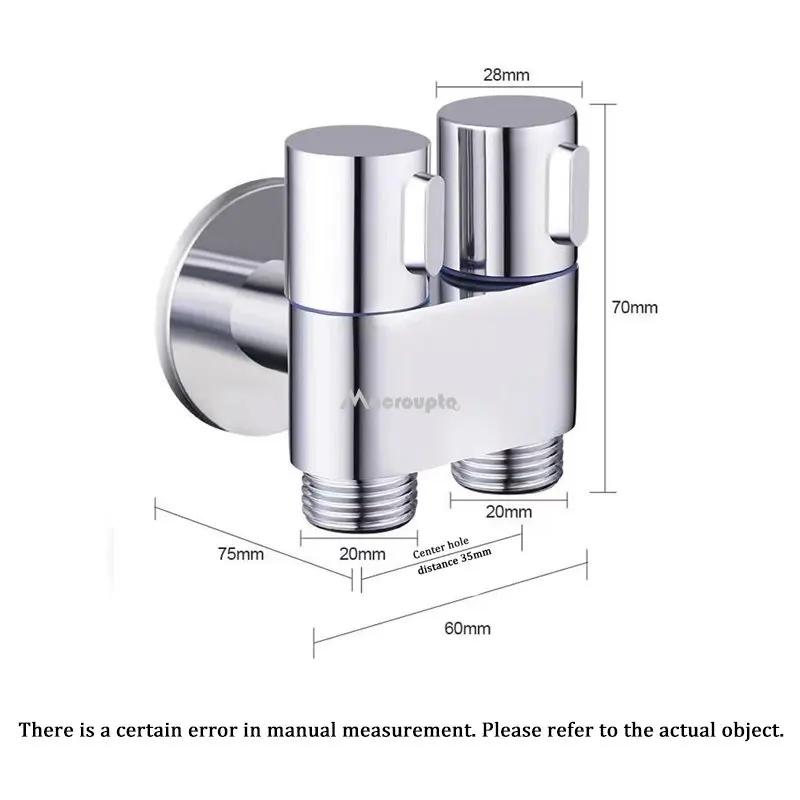 Alloy/Brass Filling Angle Valve Wall Mount Out Water Cleaning Toilet  Accessories Sprayer for Bathroom Accessories Water Stop