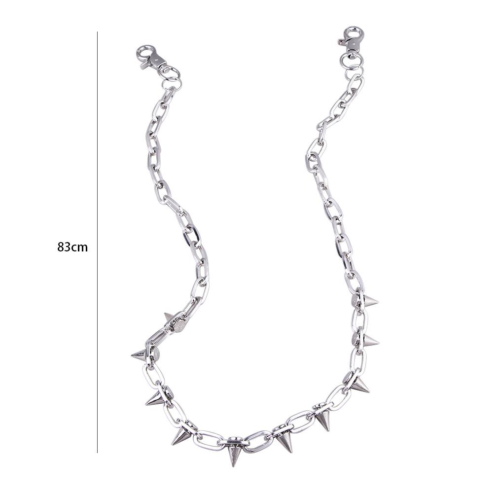 Accessories Zinc Zinc Alloy Rivet Silver Color Student Pants Chain Jeans Accessories Waist Chain Belt Chain