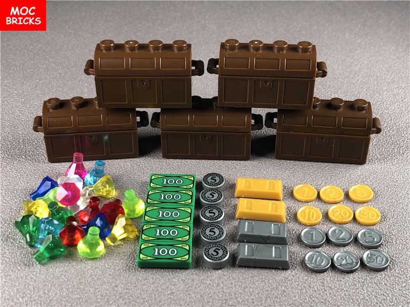 Set  MOC Bricks Coffee Cupboard Microscope Toilet Air Conditioner Desk Educational Building Blocks Toys Kids Gifts