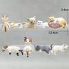 Home Decoration Cute Desktop Gifts Cartoon Simulation Edge Hang Cat Car Center Console Ornaments Decoration Car Accessories