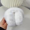 Solid Color Elastic Non-slip Cute Unisex Earmuffs Winter Soft Thickened Plush Headband Ear Warmer
