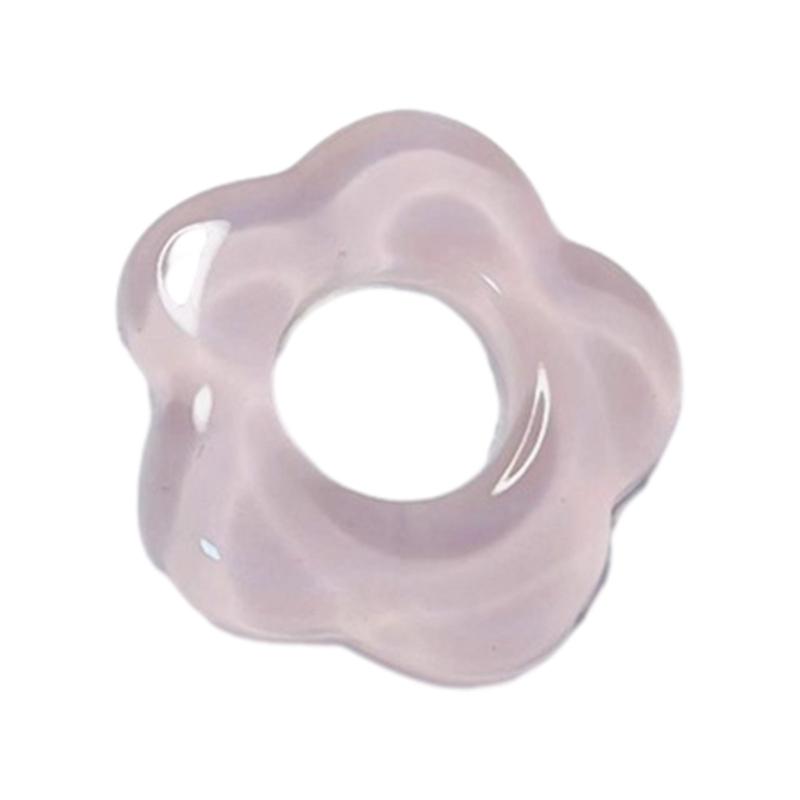 Flower Pendants Hollow Flower Pendants Jewelry Making Accessories DIY Necklace Bracelet Supplies Resin Material for DIY розовый