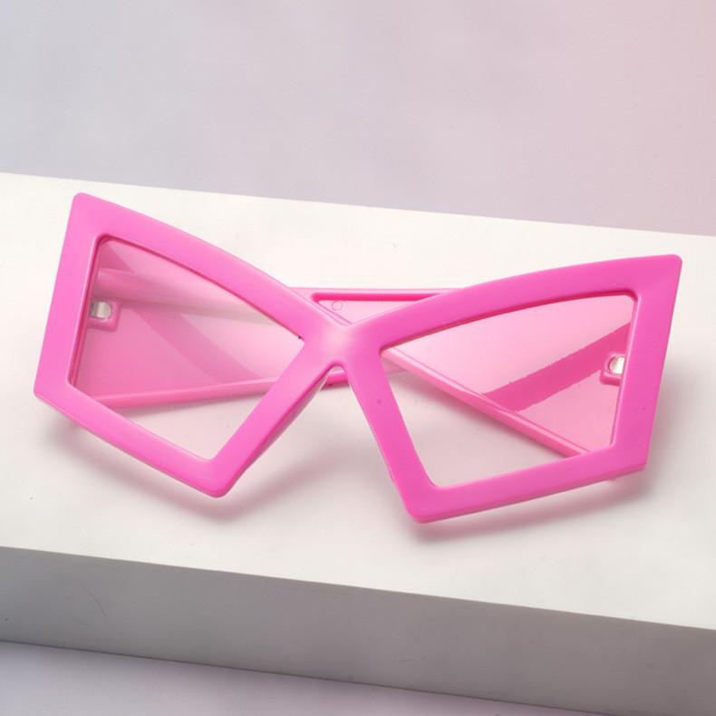 Black Full Frame Cat Eye Sunglasses With Uv400 Protection For Outdoor Travel And Stylish Occasions