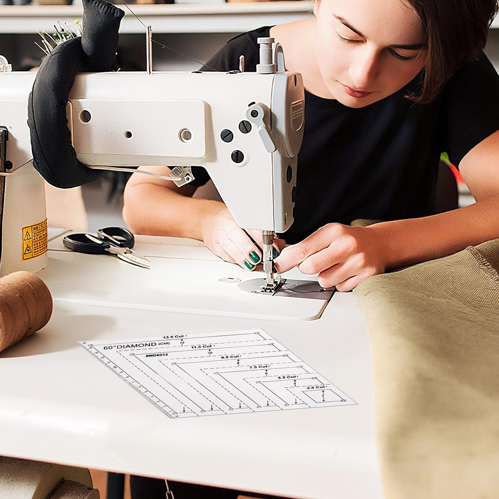 

Quilt Templates 60 Degree Sewing Cutting Craft Ruler Transparent Stencil Tool For Textile Crafts Fabric Art Handmade Embroidery CHINA