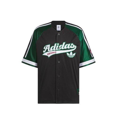Adidas Originals RETRO UNITEFIT Shirt Unisex Black/Dark Green JN0767 XL чёрный