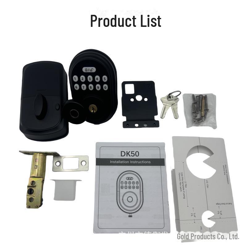 New American Standard Smart Deadbolt Lock with Fingerprint for Wooden Doors.