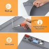 Toolour Magnetic Helping Hands Soldering Station with Heavy-Duty Steel Base/Welding Silicone Pad/5X Magnifying Lamp/4PCB Holder