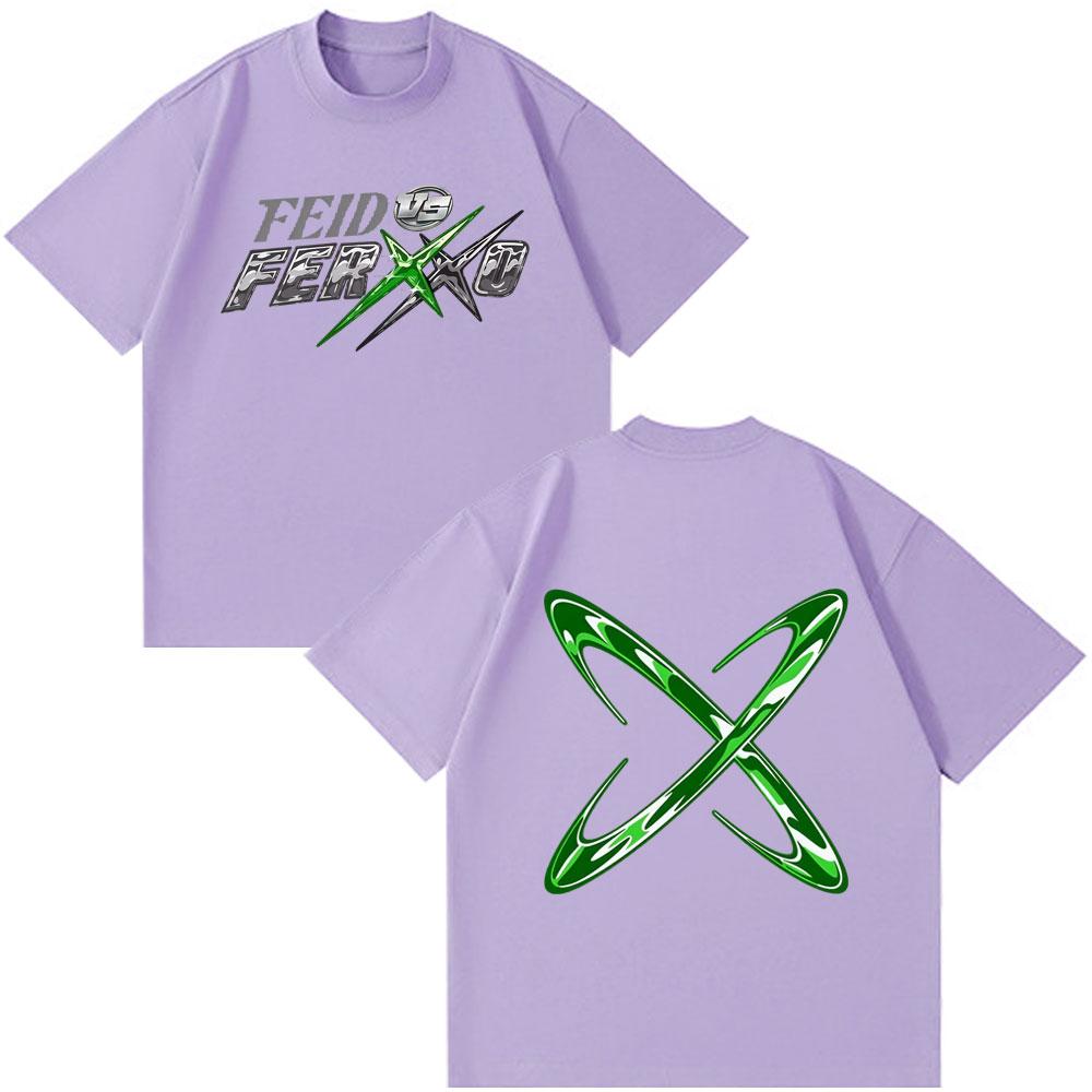 Rapper Feid Ferxxo Tour 2026 Graphic Tshirts Unisex Fashion T Shirt Shortsleeved High Quality Cotton Casual Tshirts Fan Gifts