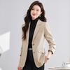 Women's High-End Aura Suit Jacket: Elegant Cross-Border Style, Medium-Long Professional Casual Top
