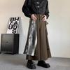 Men's Spring & Autumn Chinese-Style Wide-Leg Skirt Pants with Yamamoto Yohji Kendo Samurai Influence