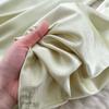 Summer Women Casual Smooth Satin High Waist Pant Trouser with Pocket for Girls