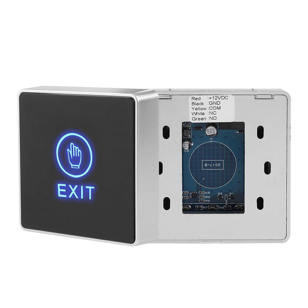 Door Touch Exit Release Unlock Button Switch Panel LED Light for Door Access Control System