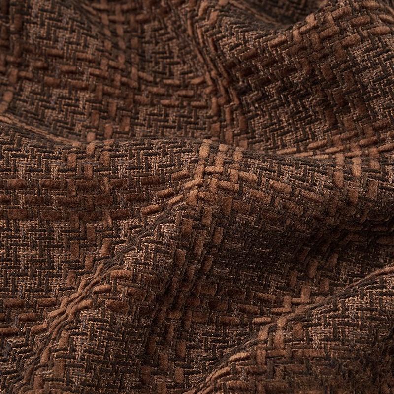 Woolen Tweed Plaid Chenille Fabric Woven Small Fragrant Fabric DIY Elegant Fashion Coat Skirt Designer