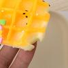 Stress Relief Croissant Squeeze Toy Waffle Donut Cheese Bread Sensory Toy Simulated Food Pinch Fidget Toy Decompression Tools