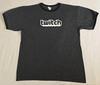 Twitch 14PAX Live Unisex T-Shirt Smoke W/ Black Trim Size Large