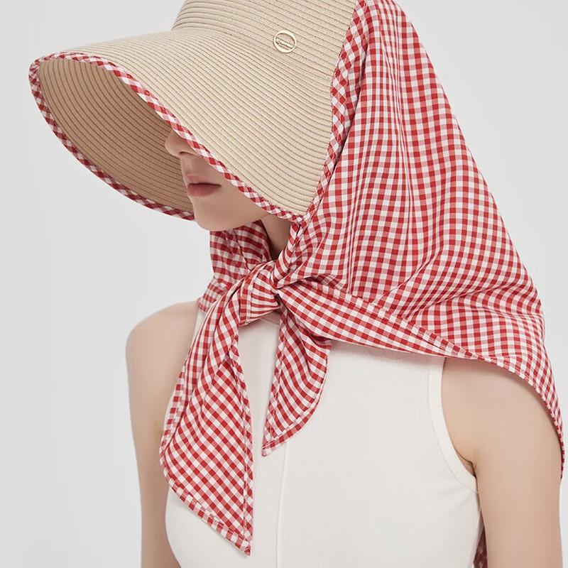 Kenmont Women s Summer Headscarf Straw Sun Hat KM-6248 One Size