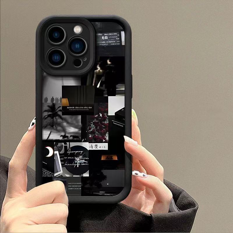 The new model is suitable for iphone16 mobile phone case Apple 15promax/14 anti-drop 13pro12 European and American 11 personality xr