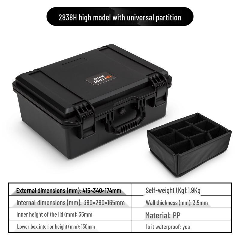 קופסת הגנה מפלסטיק עמידה למים ועמידה בפני זעזועים למצלמה וציוד