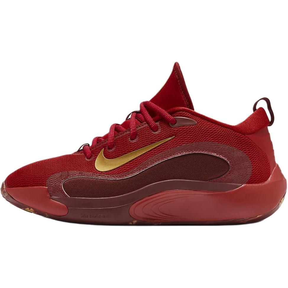 (GS) Nike IsoFly Gym Red Team Red Gold Kids FZ7298-600 EU 38