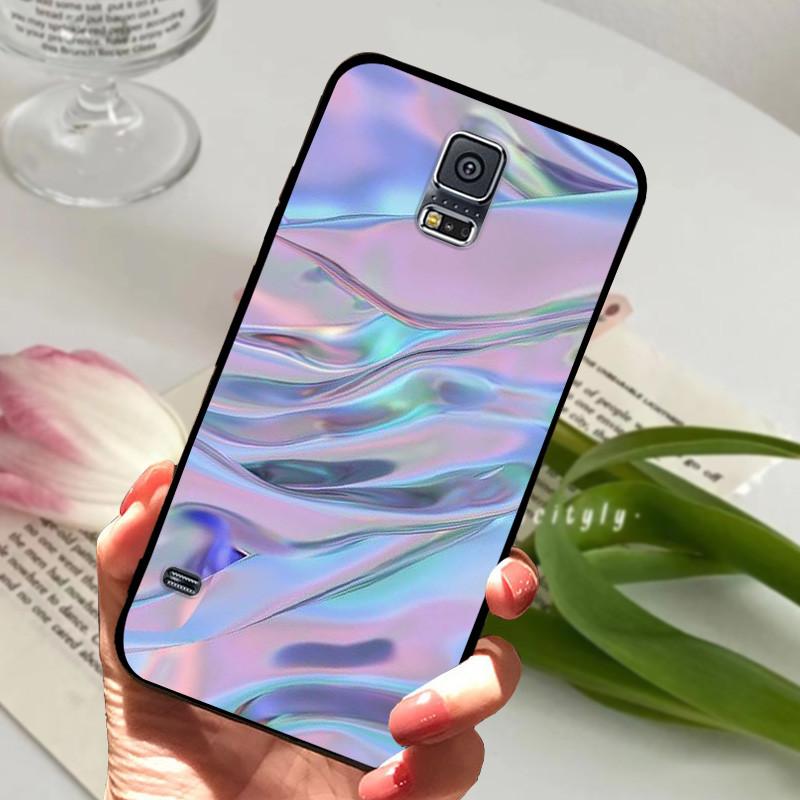 Für Samsung Galaxy S5 Hülle S 5 I9600 SM-G900F Niedliche Bemalte Silikon-Rückabdeckung Für Samsung S5 Hüllen G9006V Schutzhülle