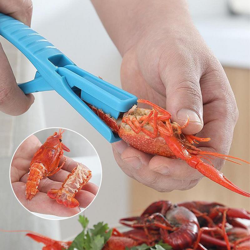 Shrimp Tail Remover Shelling Device Portable Shrimp Deveining Tool Kitchen Supplies for Protecting Nails and Keeping Fingers